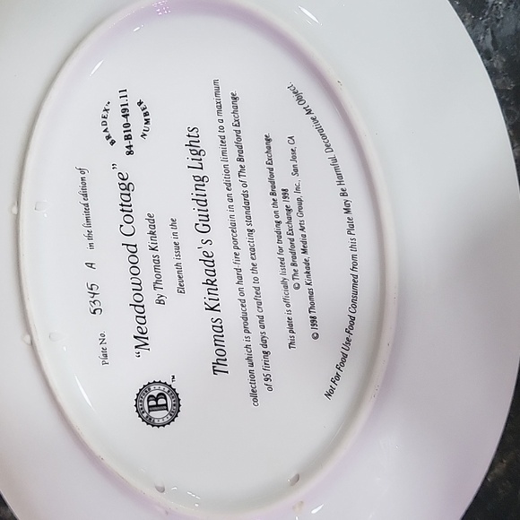 Set of 4 Thomas Kinkade's COLLECTOR'S Plates Bradford Exchange - Picture 7 of 9